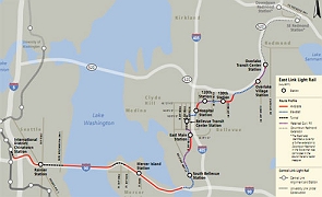 Seattle's East Link route is now finalized