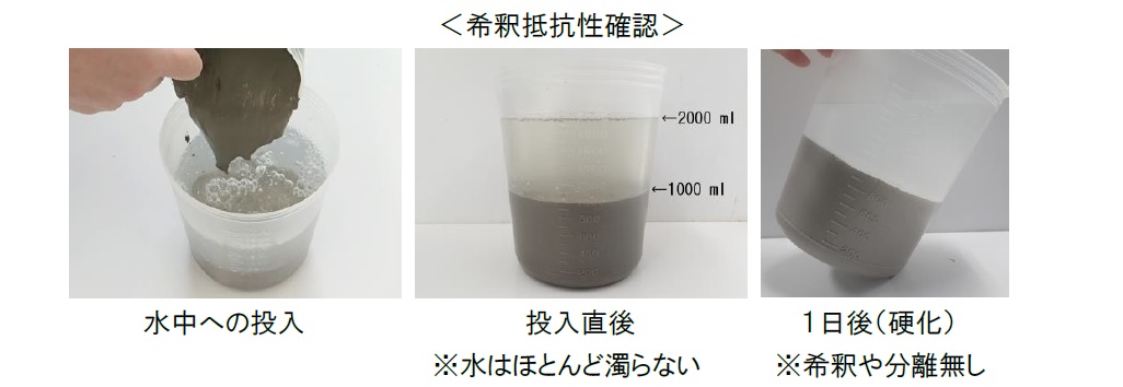 水中不分離モルタル（プレミックス型） - 株式会社タック